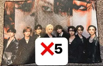 Straykids ATE 팝업 구매 혜택 패브릭 쉬폰 포스터 5