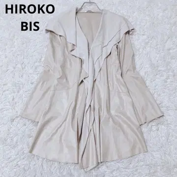 히로코비스 겉옷 아우터 코트 집업 럭셔리 고급스러움 드레이프 칼라