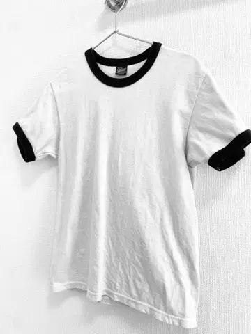 디럭스웨어 DELUXEWARE 링거 T셔츠 S