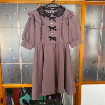 ROJITA 미니 원피스 반팔 양산 지뢰계