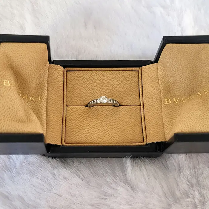 불가리 0.30ct 다이아 베네치아 반지 9호 사진 4