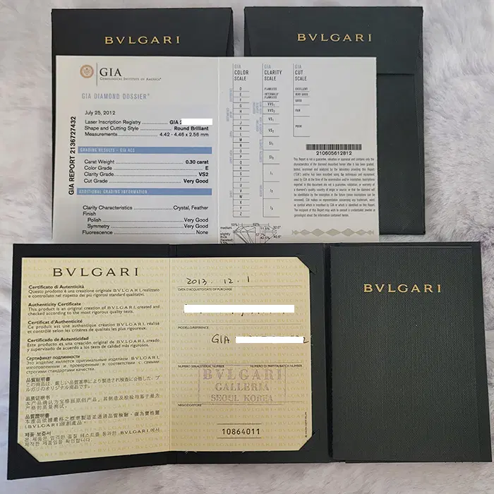 불가리 0.30ct 다이아 베네치아 반지 9호 사진 7