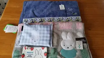 미피 타월 세트 스트로베리 파우치 포함
