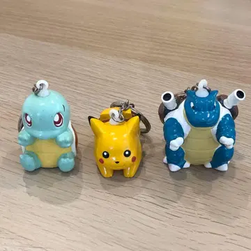 레어 희귀 당시 물건 포켓몬 소프트 키링 거북왕 피카츄 레트로