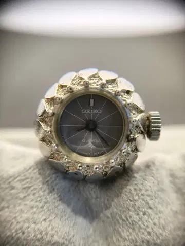 SEIKO 빈티지 반지 시계 수동 와인딩 시계 [ 작동품 ]