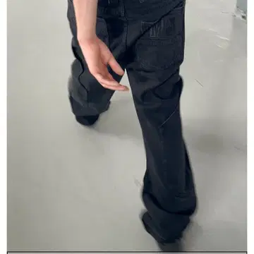 플라스틱프로덕트 MPa CALF POCKET PANTS (BLACK) L | 데님/청바지