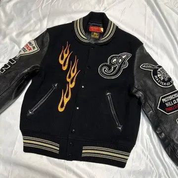 동양 엔터프라이즈 인디언 모터사이클 바시티 자켓 사이즈 40