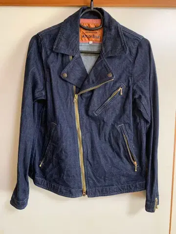 GOWEST 데님 라이더 자켓