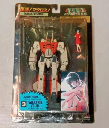마크로스 15주년 기념 (초기판) 발키리 VF-1D 액션 피규어 3