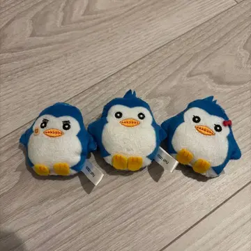 빙과 펭귄 드럼 인형 배지 세트 1호 2호 3호