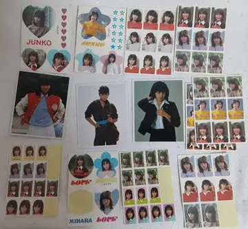 미하라 준코 프로마이드 사진 3장 씰 10장