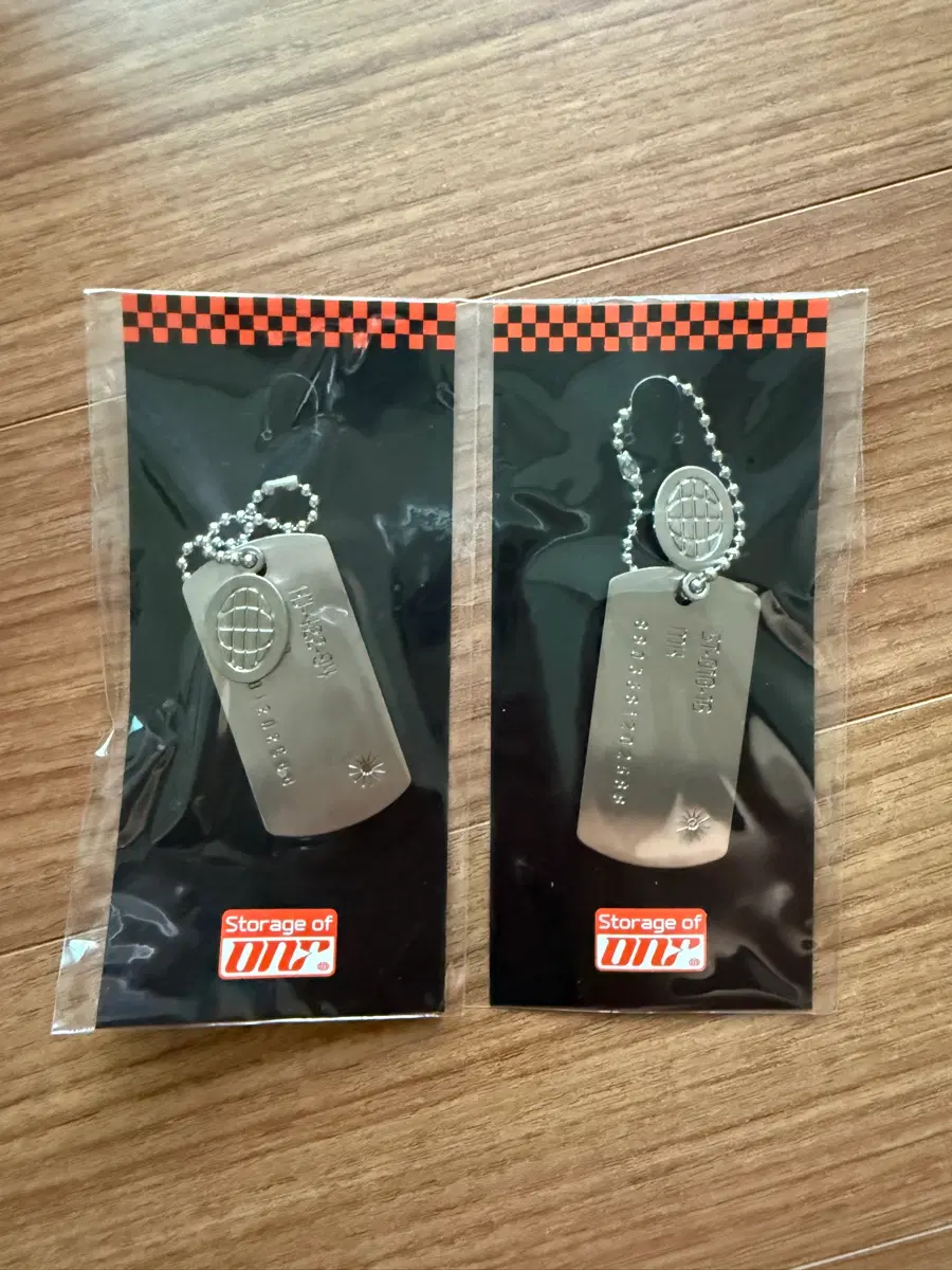 ONF Pop-up Store MD Hyojin Minkyun Dog Tag Keychain