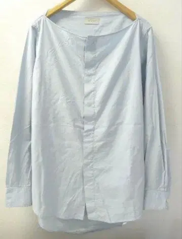 [베드 포드] bed.j.w.ford 노카라 셔츠 색스 블루