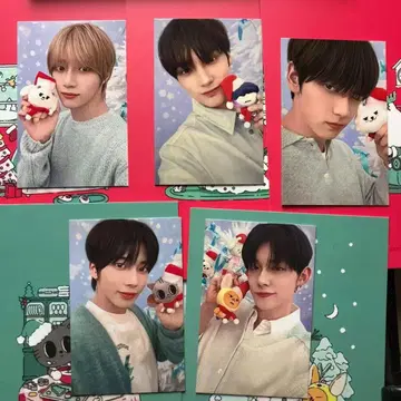 TXT 2024 SBS 가요대전 한정판 사전투표 트레이딩 카드 엽서 세트