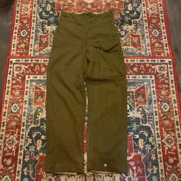 50s 캐나다군 실물 배틀 드레스 팬츠 슬랙스 치노 팬츠 M W80cm