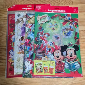 도쿄 디즈니 리조트 크리스마스 클리어 파일 13장 세트