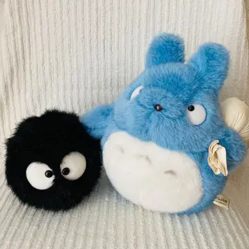 토토로와 검댕이 봉제 인형 세트