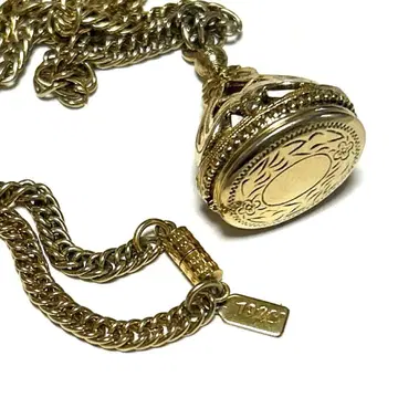 레어 1928 멜버니 빈티지 로켓 펜던트 목걸이