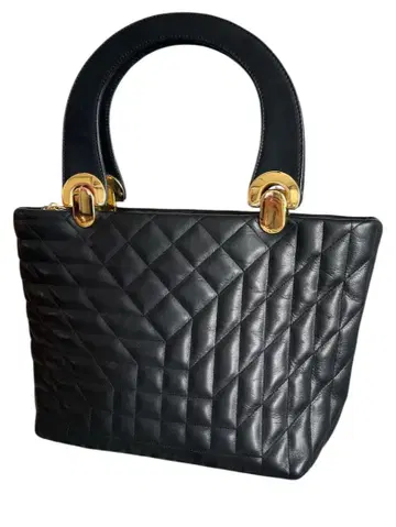 FRANCESCO BIASIA 천연 가죽 핸드백 새상품급