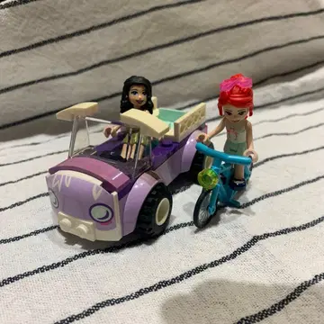 LEGO 프렌즈 오픈카 자전거 미니 피규어 세트