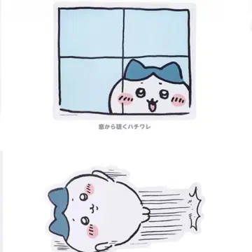 치이카와 마켓 월 스티커 단종 완판 벽 스티커 씰