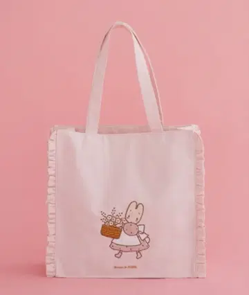 새상품 마롱크림 메종 드 플뢰르 토트 백 산리오