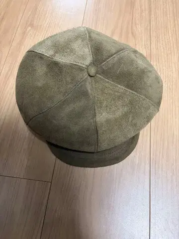 리얼맥코이 가죽 헌팅 캡 모자