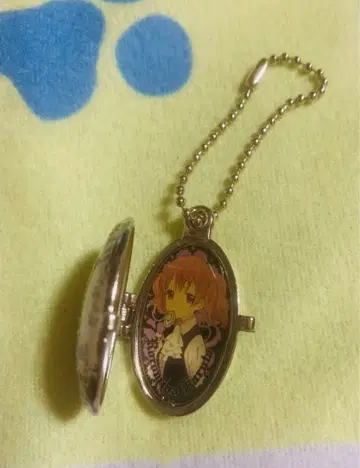 요호 x 복SS 로로미야 카루타 강아지 메탈 포트레이트 스트랩 키링