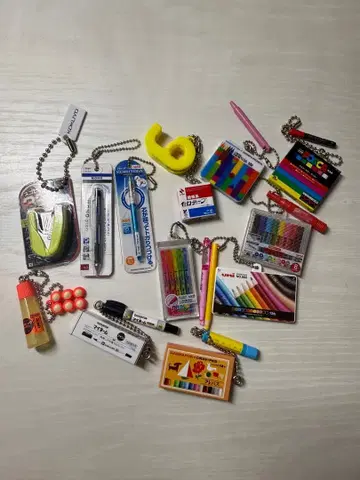 가챠가챠 묶음 판매 잠자리 연필 uni 등