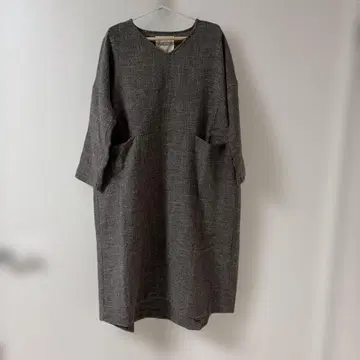 ICHI Antiquites 울린넨 원피스 와이드