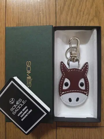 소메스 사들 가죽 키링 말 딱지 버건디 토트 종이 봉투 덤 포함