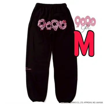 9090 x HELLO KITTY 90 로고 스웻 팬츠