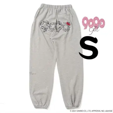 9090 x HELLO KITTY 90 로고 스웻 팬츠