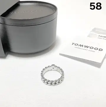 새상품 58 TOMWOOD 체인 스피넬 링 반지 17537