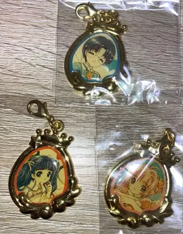 카드캡터 사쿠라 다이도지 토모요 벚꽃 메탈 참 키링