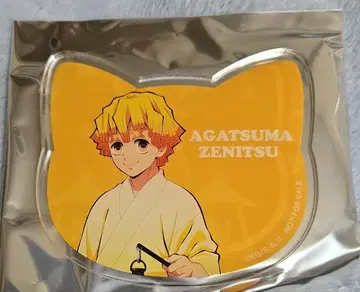 귀멸의 칼날 축제 날씨 고양이형 아크릴 코스터 아가츠마 젠이츠 난자타운