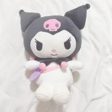 산리오 쿠로미 봉제 인형 파우치 딸기 미니백