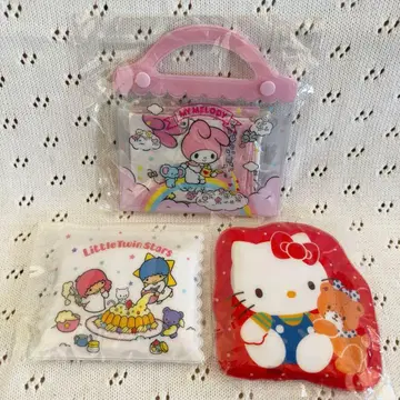 산리오 키티 키키라라 마이멜로디 케이스 티슈 케이스&손수건