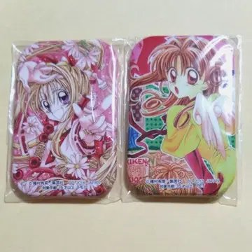 신풍 괴도 잔느 타네무라 아리나 스퀘어 캔뱃지 2개 세트