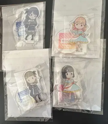 하늘의 연꽃 세가 럭키 쿠지 아크릴 스탠드 4개