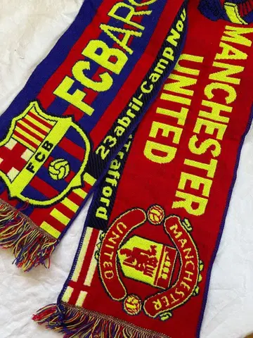 FC 바르셀로나 & 맨체스터 유나이티드 머플러 현지 한정판