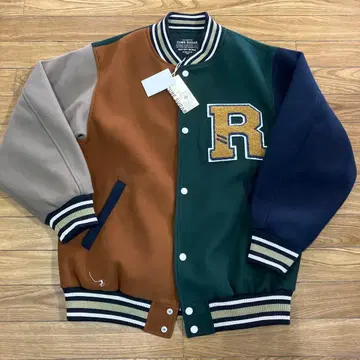 큐브 슈가 바시티 자켓 M 사이즈 미사용 새상품