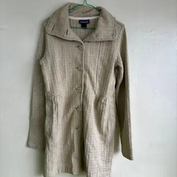 파타고니아 풀 버튼 원피스 폴리에스테르