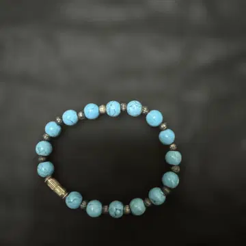 터키석, 팔찌, 직경 85mm, 돌 크기, 8mm, 총 16개