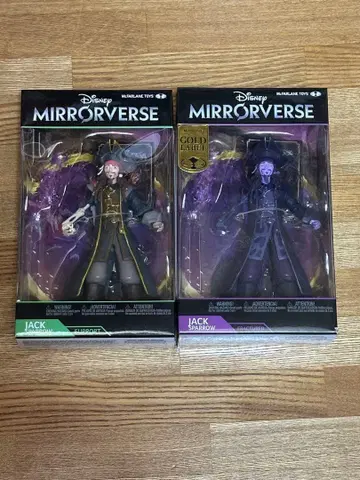 디즈니 미러 워리어즈 잭 스패로우 2체 세트