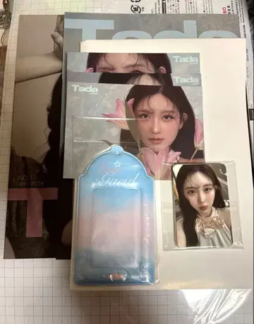 IVE TADAPOPS 중화 잡지 가을 트레이딩 카드 포스터 세트