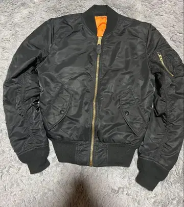 90s 알파 인더스트리 MA-1 플라이트 자켓 블랙