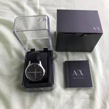 아르마니 익스체인지 쿼츠 손목시계 AX2101 블랙 작동 확인 완료