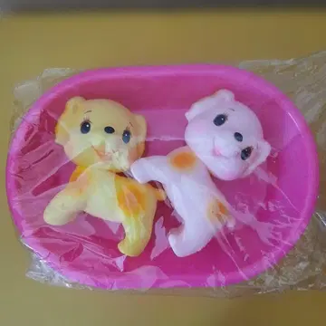 쇼와 레트로 강아지 소프트 비닐 트레이 포함 미개봉 새상품