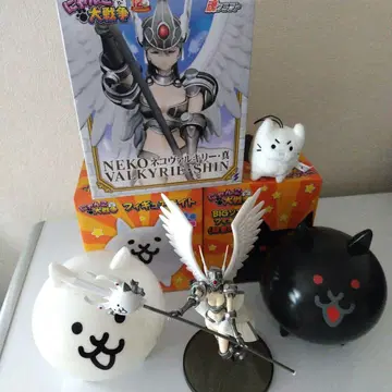 냥코 대전쟁 피규어 일괄 네코 발키리 봉제 인형 마스코트